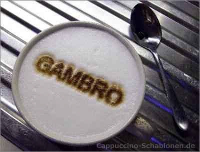 Cappuccino Stencil