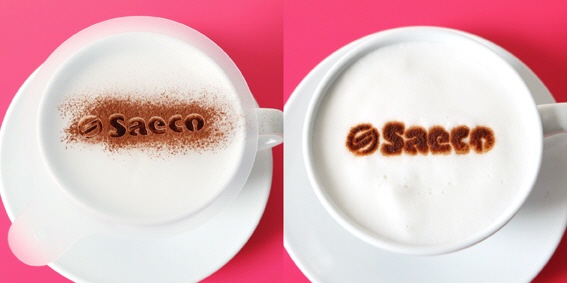 See, feel and taste the result of the stencil