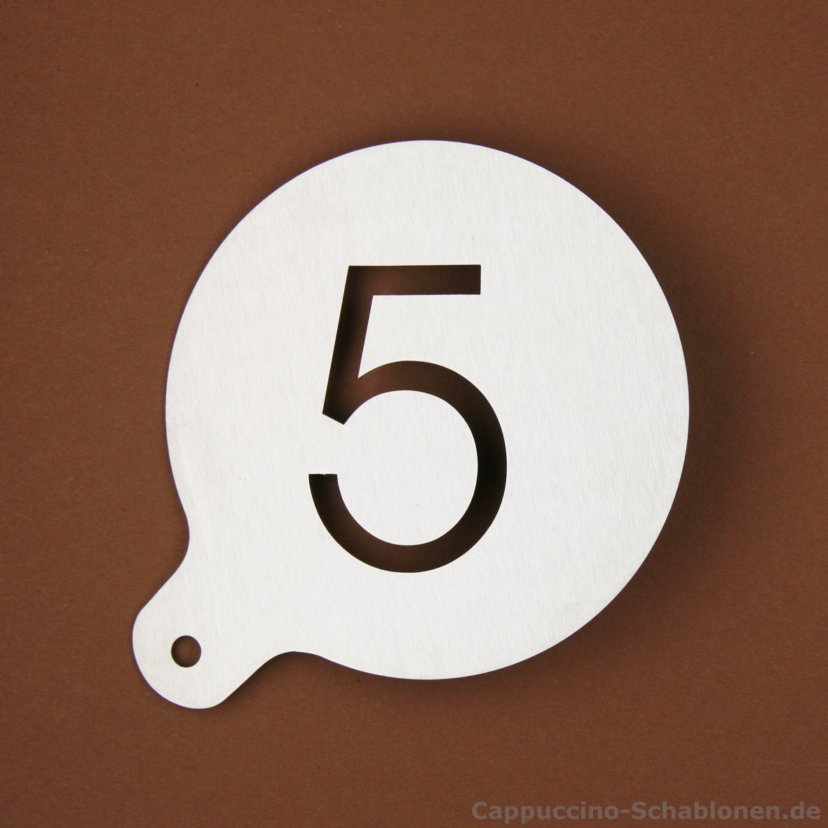 cappuccino-stencil stainless steel