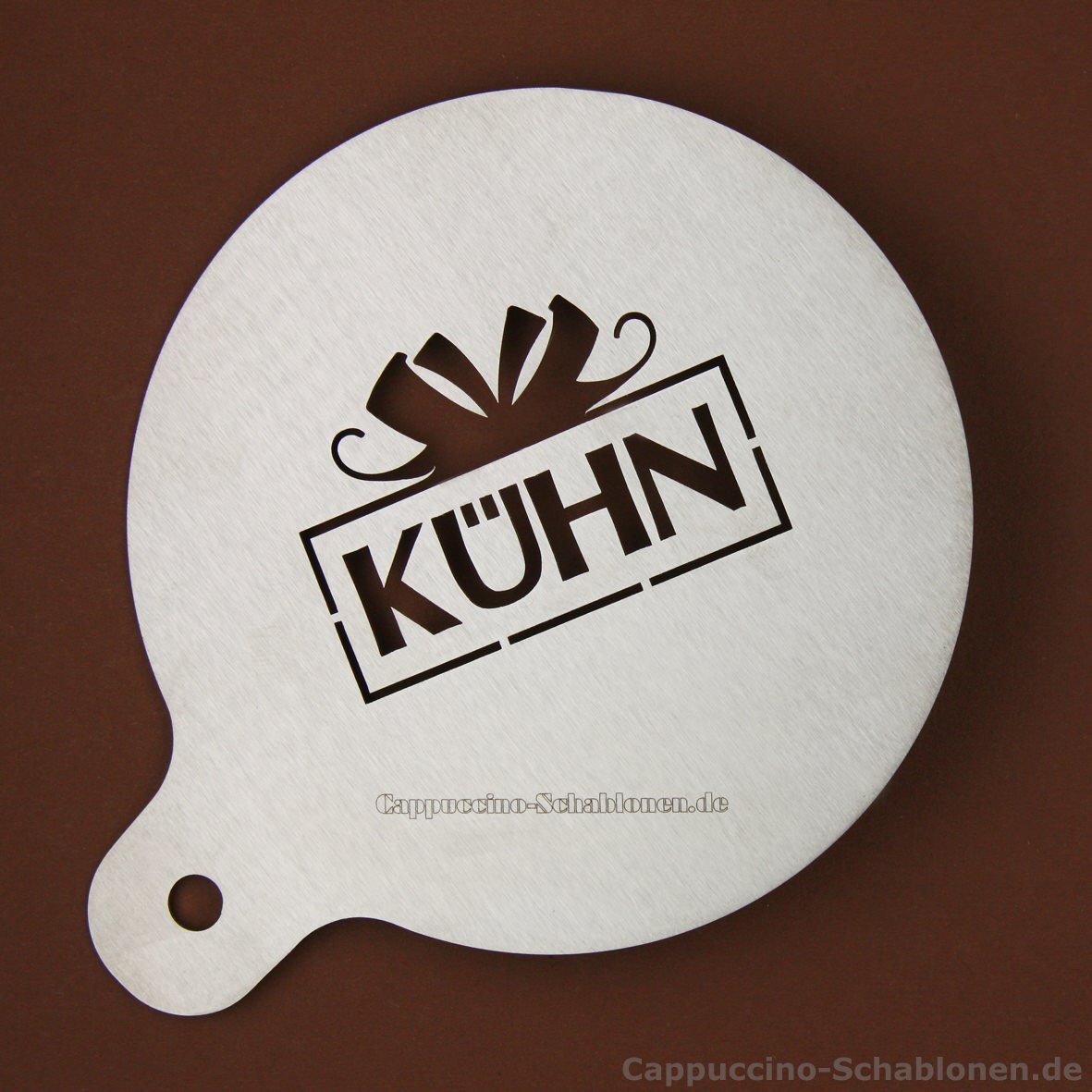 cappuccino-stencil stainless steel